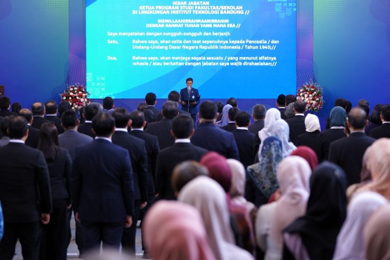 ITB Lantik Ketua Program Studi Baru, Perkuat Peran Strategis Menuju Kampus Berdampak