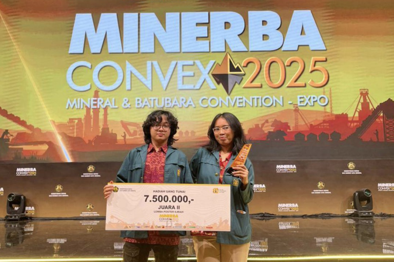 Gagas Pemanfaatan Rare Earth Element Berkelanjutan, Tim Mahasiswa ITB Raih Prestasi di Lomba Poster Ilmiah Minerba Convex 2025