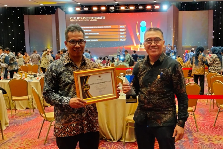 ITB Raih Anugerah Keterbukaan Informasi Publik Tahun 2025 Kualifikasi Informatif