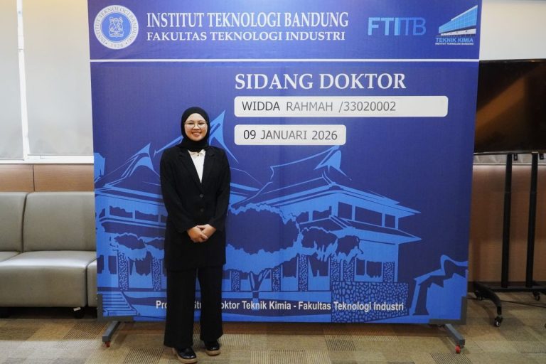Lulusan S3 ITB Lahirkan “Rahmah Upper-Bound”, Terobosan Global Teknologi Pemisahan CO2