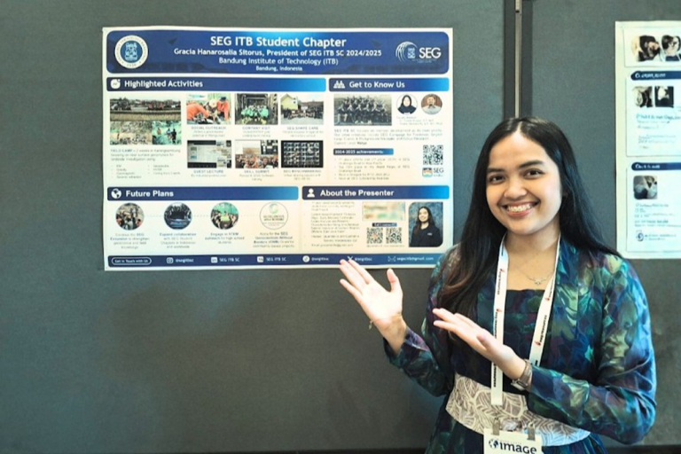 Kisah Inspiratif Gracia Hanarosalia Sitorus: Mahasiswi ITB Tunjukkan Peran Perempuan di Forum Internasional SEG/Chevron Student Leadership Symposium 2025