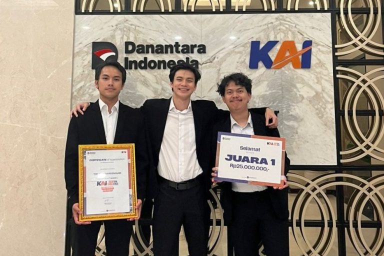 Tiga Mahasiswa ITB Gagas Inovasi Penangkap Karbon untuk Kemajuan Industri Kereta Api Nasional