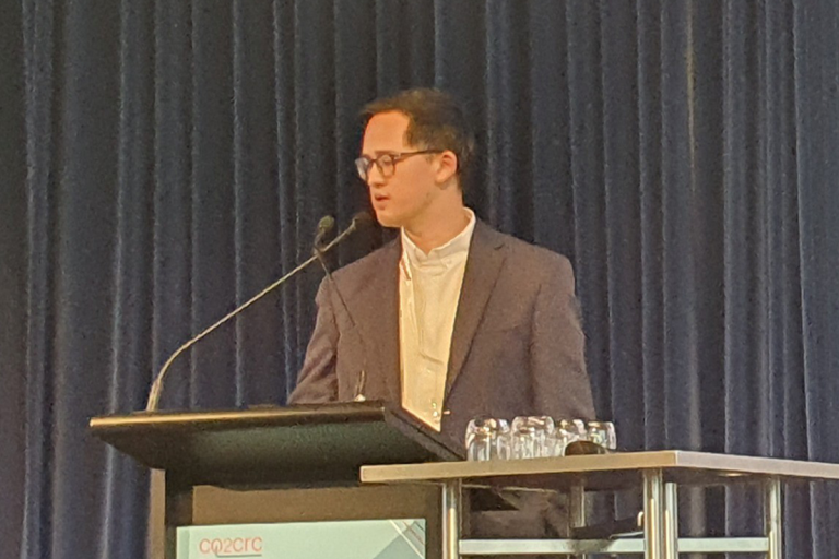 Anggit Raksajati, Ph.D. Mewakili ITB Center of Excellence for CCS and CCUS dalam CO2CRC CCS Symposium 2026 di Australia