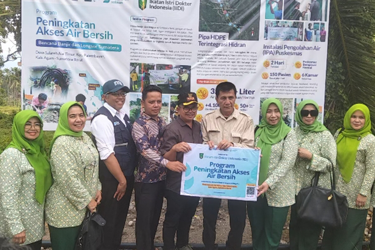 ITB Serahkan Program Air Bersih di Agam, Sumatra Barat, Dukung Pemulihan Pascabencana