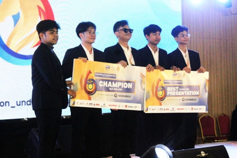 Rancang Pengembangan Lapangan Geotermal Flores, Tim Mahasiswa ITB Raih Juara 1 dan Best Presentation