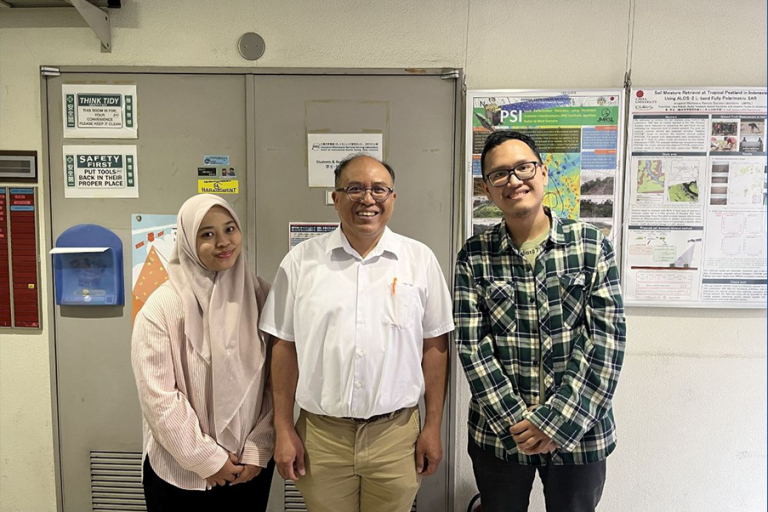 Mahasiswa Magister ITB Dalami Riset Pemantauan Perubahan Permukaan Bumi dan Risiko Tsunami di Jepang