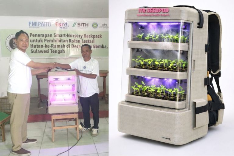 ITB Terapkan Teknologi Ransel Cerdas untuk Tingkatkan Keberhasilan Pembibitan Rotan di Sulawesi Tengah