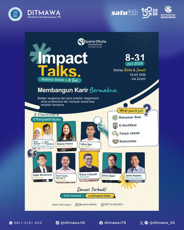 Impact Talks Webinar Series 8 Sesi