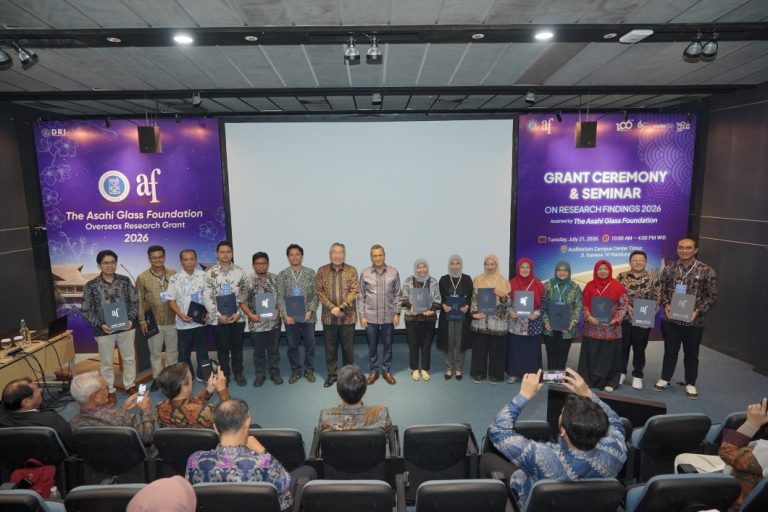 Grant Ceremony & Seminar on Research Findings 2026: ITB dan Asahi Glass Foundation Perkuat Kolaborasi Riset Hampir Empat Dekade