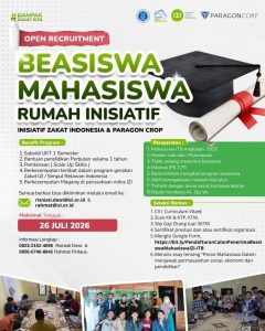 OPEN RECRUITMENT BEASISWA MAHASISWA INISIATIF 2025