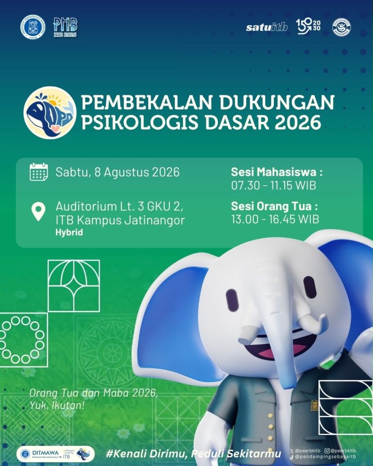 [PEMBEKALAN DUKUNGAN PSIKOLOGIS DASAR (PDPD) ITB 2026]