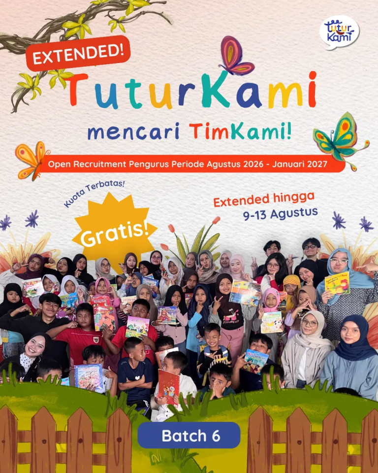 OPEN RECRUITMENT TUTURKAMI BATCH 6 IS FINALLY HERE!