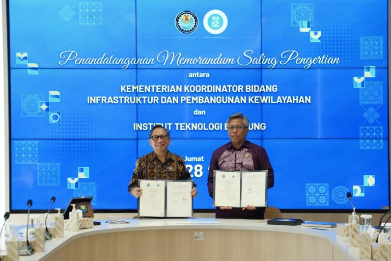 ITB-Kemenko Infra Bersinergi Wujudkan Pembangunan Infrastruktur Berbasis Ilmu Pengetahuan