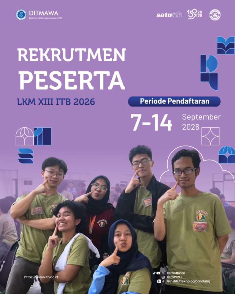 Pendaftaran Peserta LKM XIII ITB 2026