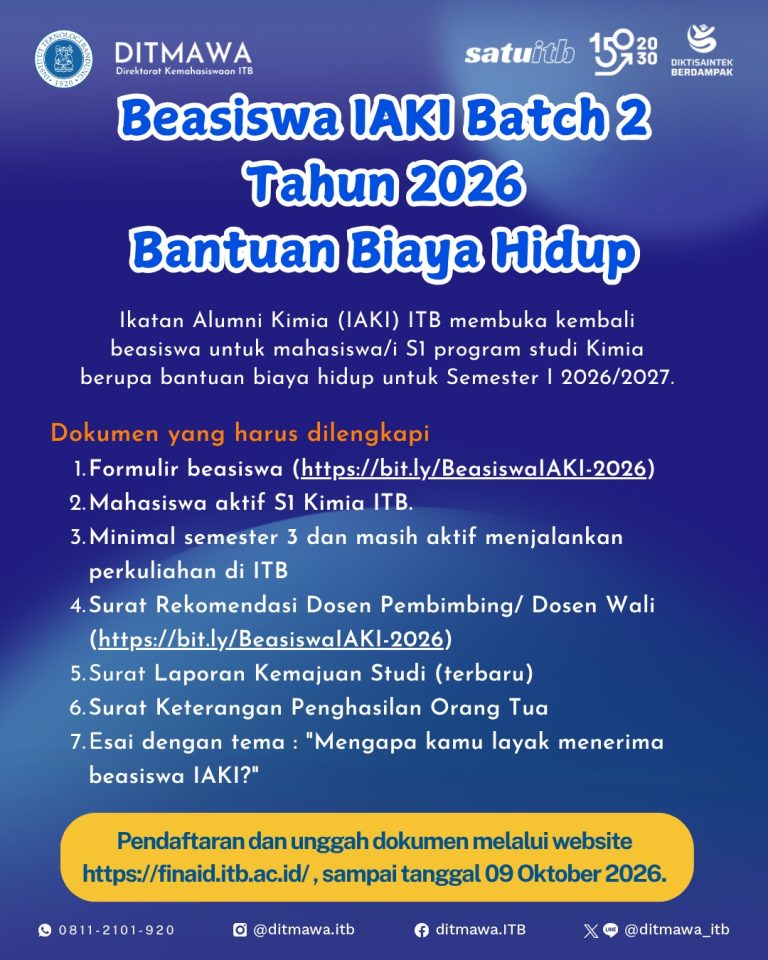 BEASISWA IAKI BATCH 2 TAHUN 2026